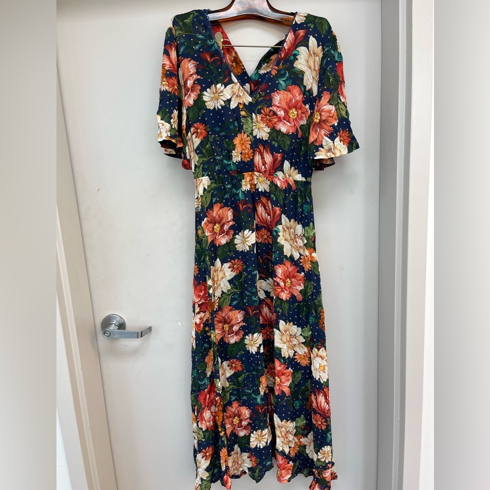 FARM RIO ANTHROPOLOGIE MAXI DRESS - Picture 10 of 11